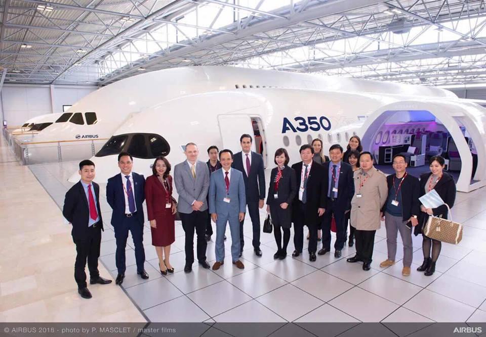 Tháng 3.2018, hợp đồng thỏa thuận chính thức giữa FLC và Airbus về việc mua 24 máy bay A321NEO đã được ký tại Paris, Pháp (Ảnh: Airbus)